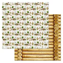 Бумага "Банная. С легким паром" (ScrapMania)