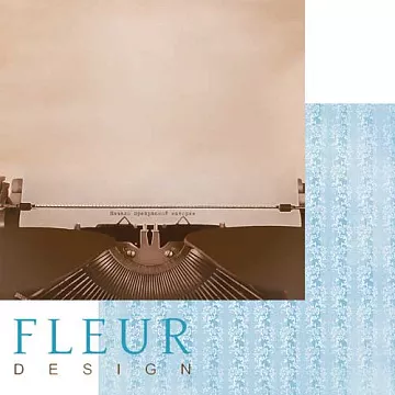 Бумага "Блошиный рынок. Печатная машинка" (Fleur-design)