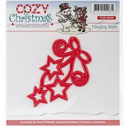 Нож для вырубки "Звезды на бантике"