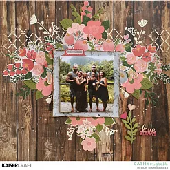 Набор вырубок из бумаги "Full bloom" (Kaiser)