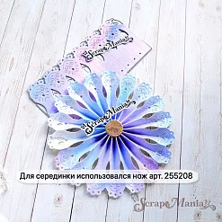 Нож "Игрушки на елку 3D. Кружевная снежинка", 5х11 см (ScrapMania)