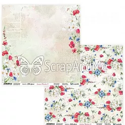 Бумага 30х30 "Summer meadow 07/08" (ScrapAndMe)