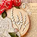 Чипборд "Ветка шалфея", 0,9х7,7 см (WoodHome)