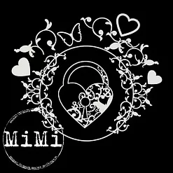 Набор украшений из чипборда "Узорная коллекция. Цветок шиповника" (MiMi Design)