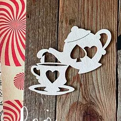 Чипборд "Алиса. Набор чаепитие", 5,6х4,7 см (LeoMammy)