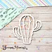 Чипборд "Ламы. Шейкер. Кактус большой" (ScrapMania)