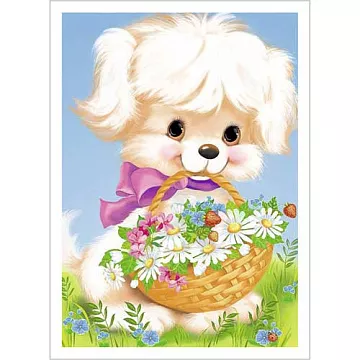 Тканевая карточка "Детский сад. Пушок" (ScrapMania)