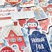 Набор высечек из бумаги "Снеговички" (ScrapMania)