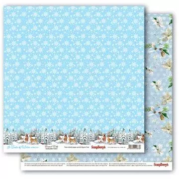 Бумага "A Taste of Winter. Сугробы" (ScrapBerry's)