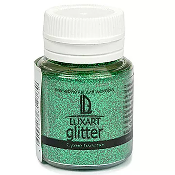 Глиттер "Мини. Зелёный", 20 мл (Luxart)