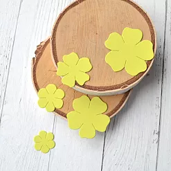 Набор вырубок "Роза", цвет горчичный (ScrapMania)