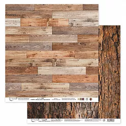 Бумага 30х30 см "Вокруг меня. Коричневый 6" (Mr.Painter)