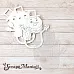 Чипборд "Снеговички. Шейкер. Снеговик маленький" (ScrapMania)