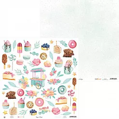 Набор бумаги 30х30 см "Sugar and Spice", 12 листов (Piatek13) Набор бумаги 30х30 см "Sugar and Spice", 12 листов (Piatek13)
