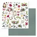 Набор бумаги 30,5х30,5 см "Богемное Рождество", 12 листов (ScrapMania)