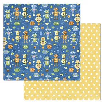 Бумага "Роботы. Фигурки" (ScrapMania)