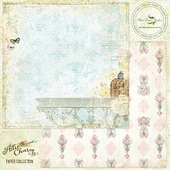 Бумага "Attic charm. Curio" (Blue Fern)