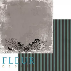 Бумага "Механика. Расправляя крылья" (Fleur-design)