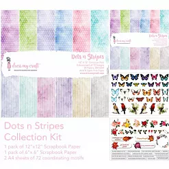 Набор для скрапбукинга "Dots & Stripes" (DressMyCraft)