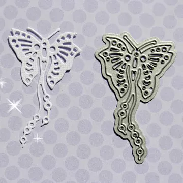 Нож для вырубки "Мини-бабочка. Баттерфляй" (Fantasy)