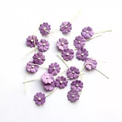 Набор мини-цветочков "Сиреневые", 20 шт (Craft)