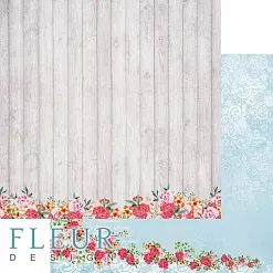 Набор бумаги 15х15 см "Зефир", 24 листа (Fleur-design)