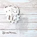 Чипборд "Снеговички. Шейкер. Пингвин мини" (ScrapMania)