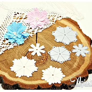 Набор ножей для вырубки "Цветы 7" (AgiArt)