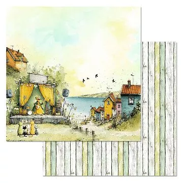 Бумага "СуперБабушка. Рок-звезда" (ScrapMania)