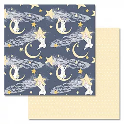 Набор бумаги 30,5х30,5 см "Небесное приключение", 9 листов (ScrapMania) Набор бумаги 30,5х30,5 см "Небесное приключение", 9 листов (ScrapMania)