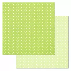 Бумага "Фономикс. Горошки. Зеленые" (ScrapMania)