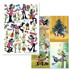 Набор бумаги А5 для вырезания "Ну, погоди!", 8 листов (ScrapMania)