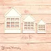 Чипборд "Имбирное Рождество. Шейкер. Дом с одним окном. Большой" (ScrapMania)