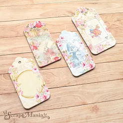 Набор цветного чипборда "Алиса в сказке" (ScrapMania)
