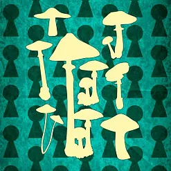 Набор украшений из чипборда "Грибы" (Muscari)