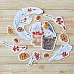 Набор высечек из бумаги "Снежная клюква", 71 шт (ScrapMania)