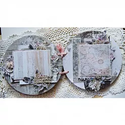 Заготовка для альбома 20х20 см "Снежинка 2" (CraftStory) Заготовка для альбома 20х20 см "Снежинка 2" (CraftStory)