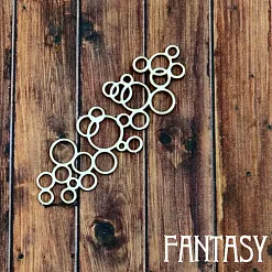 Чипборд "Пузыри 2364", 2,3х6,5 см (Fantasy)