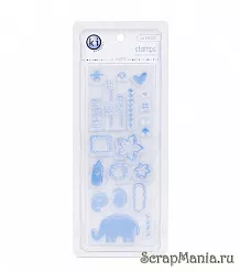 Набор штампов "Это девочка!" (Ki Memories)