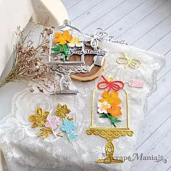 Нож "Клош. Нарцисс под куполом", 4,6х6,6 см (ScrapMania)