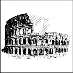 Штамп "Колизей" (Белый ворон) Штамп "Колизей" (Белый ворон)