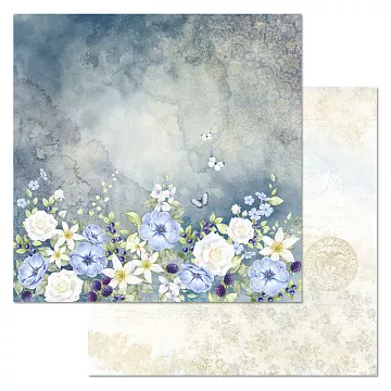 Бумага "Небесная роса. Акварельный воздух" (ScrapMania)