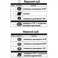 Установщик люверсов Crop-A-Dile голубой