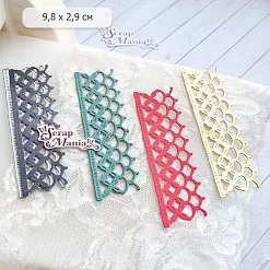 Нож "Кружевной бордюр", 9,8х2,9 см (ScrapMania)