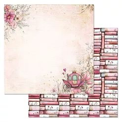 Бумага "Маленькая королева. Путешествуй" (ScrapMania)