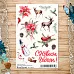 Набор наклеек А6 "Новогодние традиции. Пуансеттия" (ScrapMania)