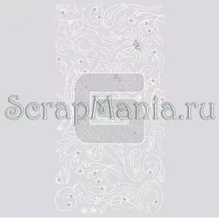 Набор натирок BG "Цветы" со стразами, серия: Marjolaine