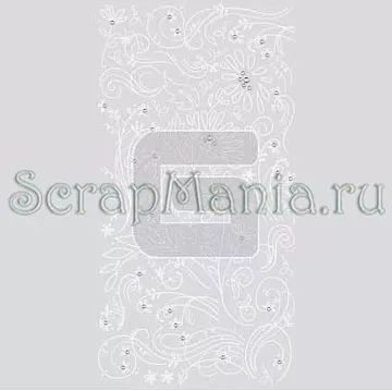 Набор натирок BG "Цветы" со стразами, серия: Marjolaine