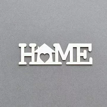 Украшение из чипборда "Home"