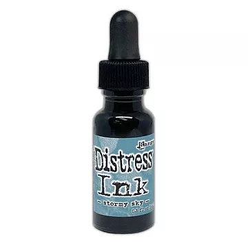 Заправка к подушечке Distress Ink "Stormy Sky", 15 мл (Ranger)
